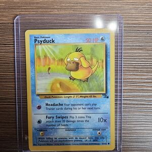 Pokemon Psyduck 53/62 Fossil Card